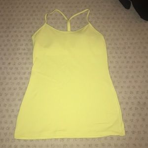 NEON POWER Y Lululemon tank top
